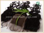 Lace top closure 4''x4'' ,malaysian virgin hair natural color body wave 10''-24'
