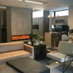 47'' 1200mm TV Stand Electric Fireplace Built-In Muilti-Color Imitation Flame