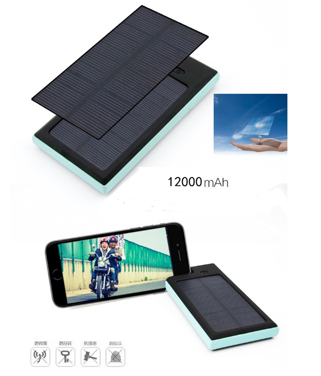 UN38.3 5V2.1A 10000mAh Portable Solar Power Banks
