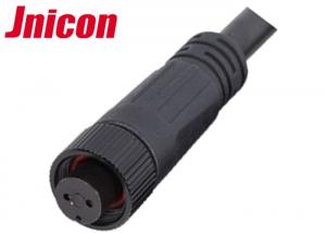 Quality 2 Pin Waterproof Male Female Connector , IP68 Circular Plastic Connectors For Lighting wholesale