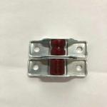 Stainless Steel or Iron Body Material 16mm Width Nylon Wheel for UPVC Sliding