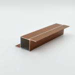 6M Israel Aluminium Kitchen Profiles Wood Grain Aluminum Extrusion