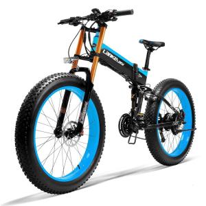 Quality Folding 1000W Fat Folding Electric Bike 26 Inch 13AH Panasonic Battery wholesale