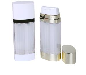 Quality Cosmetic airless bottle 15ml*2 wholesale