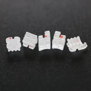 Quality Dental Ceramic Orthodontic Brackets , Poly Crystalline Roth 022 Bracket wholesale