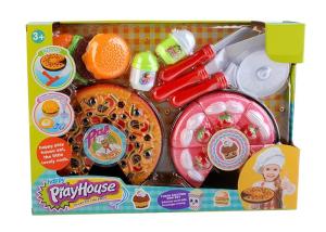 Quality 20 Pcs Kids Pretend Play Kitchen Set For Pizza / Cake Cutting Cooking wholesale