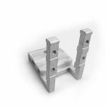Thailand Style Aluminum Profile Joint For Window And Screen Door