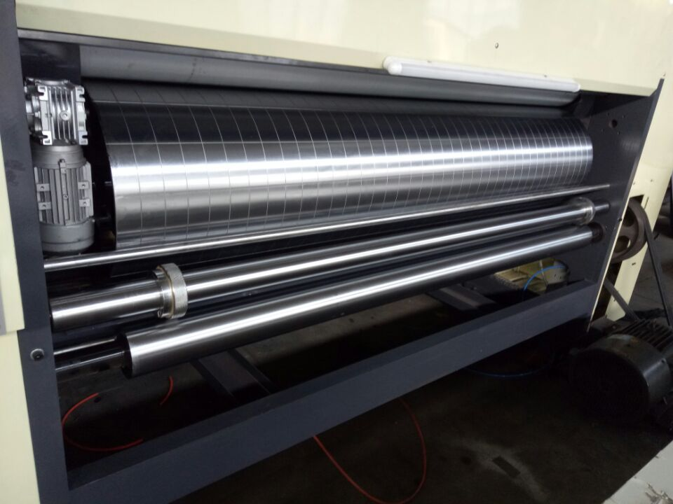 Chain Feeder Semi Automatic Flexo Corrugated Box Printing Slotting Die Cutting Carton Making Machine