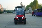 2+2 High-End Luxury Red Electric Golf Cart With Customizable Color And LOGO