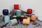 360cc fashion handgrip ball mug colorful tableware for office and home