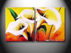 Quality Flower Set New Design Handmade Oil Painting, Wall Decorative Pictures hht1173 wholesale