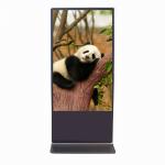 Wireless 55 Inch Free Standing Double Sided Digital Signage