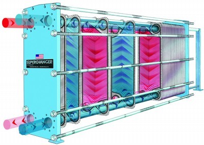 World Famous brand blue TRANTER PHE detachable AISI 304/0.5mm plate heat exchanger widely use in refrigeration system