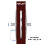 WIFI Anti Theft Dual Side Intelligent Fingerprint Door Locks