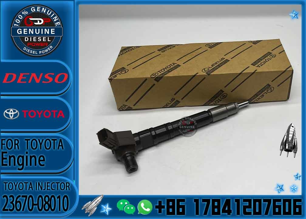 New Common Rail Injector 23670-08010 Diesel Fuel Injection 23670-08010
