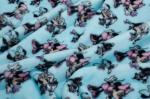 Printed Flannel Fleece Fabric Toys Polyester Fuzzy Hooded Flannel