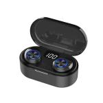 LED Digital Display 8mm BT5.0 Stereo Wireless Earphones Low Latency 300mAh