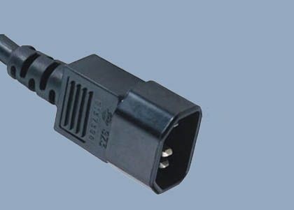 UL CUL CSA 13A 250V IEC 320 C14 Plug Monitor American UL Power Cord