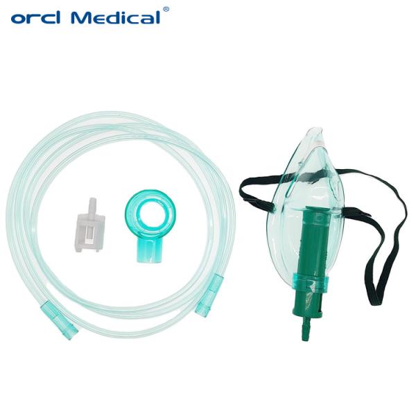 Cheap Multi Venturi Oxygen Non Rebreather Mask With Diluters / Cup / Tube for sale