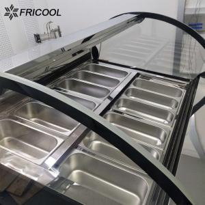 Quality N-ST 450L Countertop Ice Cream Display Fridge Below -8℉ wholesale