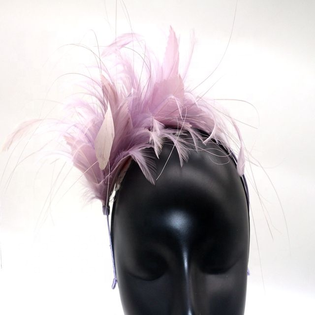 Party Hair Decoration Goose Feather Flower Mount and Headband for a Sophisticated Look