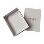 luxury Lid And Base Box 157g Art Paper 1000g Cardboard White Jewelry Packaging