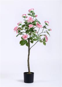 Quality Stylish Fake Indoor Flowers Good Touching High Imitation Evergreen SGS Certification wholesale