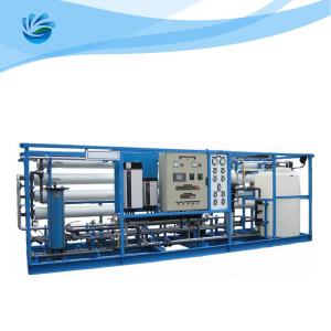 Quality 8000LPH Seawater Desalination Equipment RO Water Purification Plant PLC Control wholesale