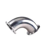 Stainless Steel Press Fitting 90 Degree Bend Clamped Pipe Elbows 3A DIN
