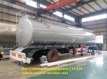 40000L Heavy Duty Semi Trailers Fuel / Oil Tanker Semi Trailer Aluminium Alloy