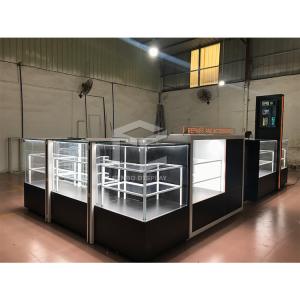 Quality 4000mm Long Mobile Phone Display Showcase 3000mm Width 10mm Thick Tempered Glass wholesale