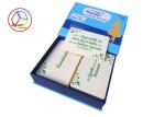 Elegant Custom Card Printing Gold Silver Foil Emboss Finishing White Paper