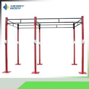 Quality Fitness Pull Up Dip Station Multifunctional Crossfit Rig Power Tower Pull Up Bar wholesale