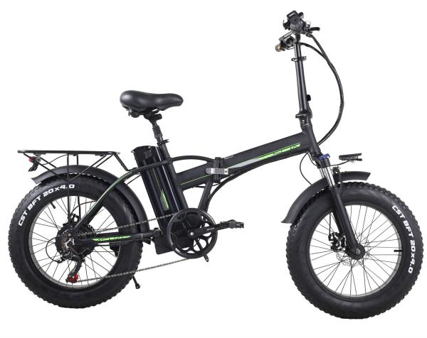 48V 500W Fat Bike Electric 20 Inch Foldable Snow Bike With 48V 15Ah Lithium