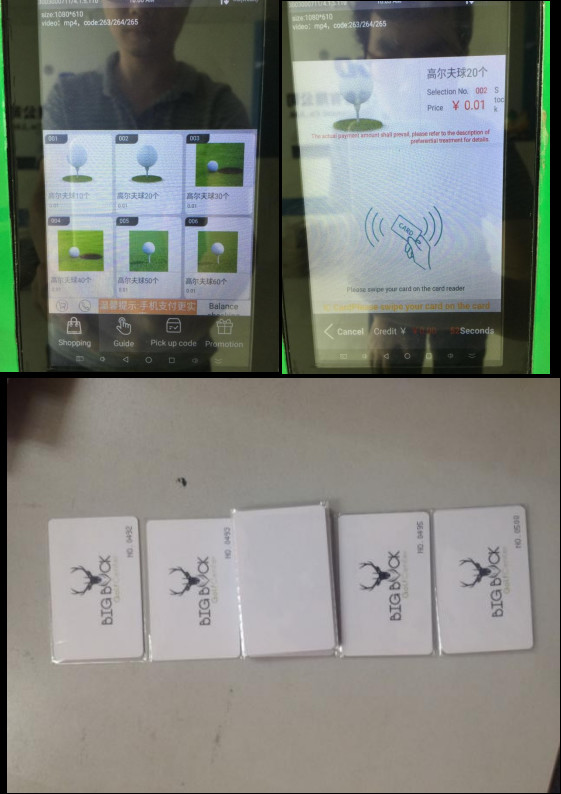 Membership Management Golf Ball Vending Machine Automatic For Golf Driving Range