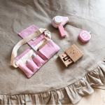ISO9001 Childrens Portable Montessori Wooden Cosmetic Toy Set