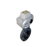 Wafer PVC Plastic Electric Motor Operated Butterfly Valve