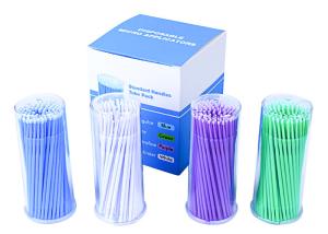 Quality Disposable Microbrush Tattoo Accessories For Eyelash , Eyebrow Cleaning wholesale