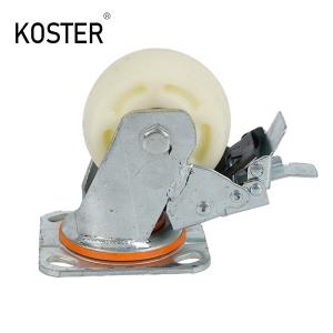 Quality Customized Request Auto Lock Caster Wheels for Air Cooler Electrical Brake Caster wholesale