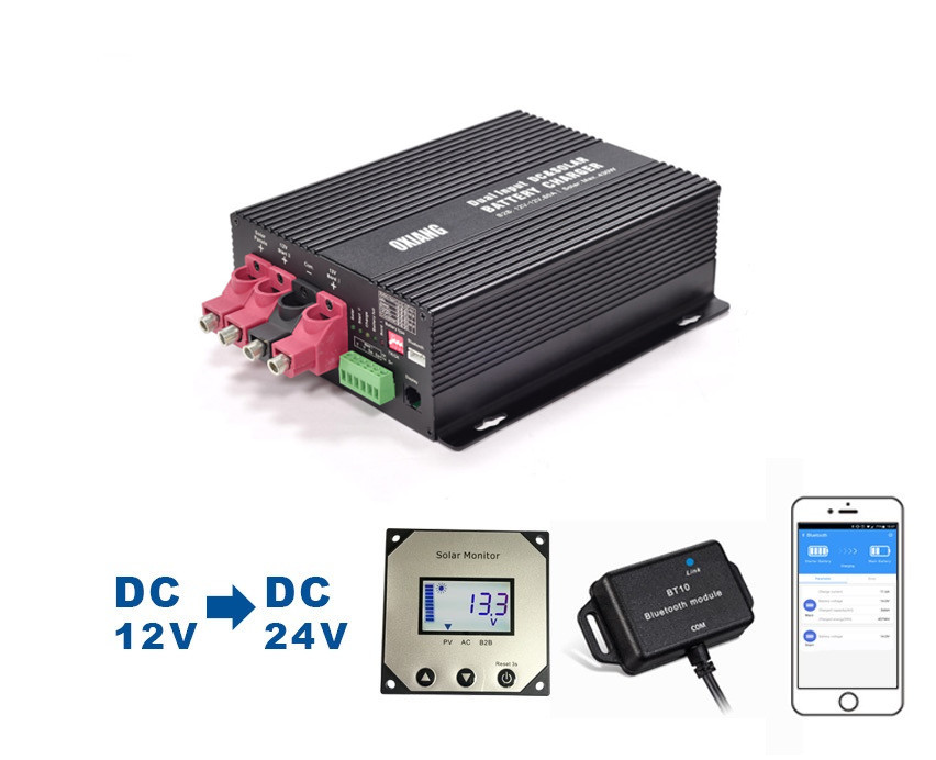 820W MPPT Vehicle DC Battery Charger FCC Dc To Dc For RV Boat