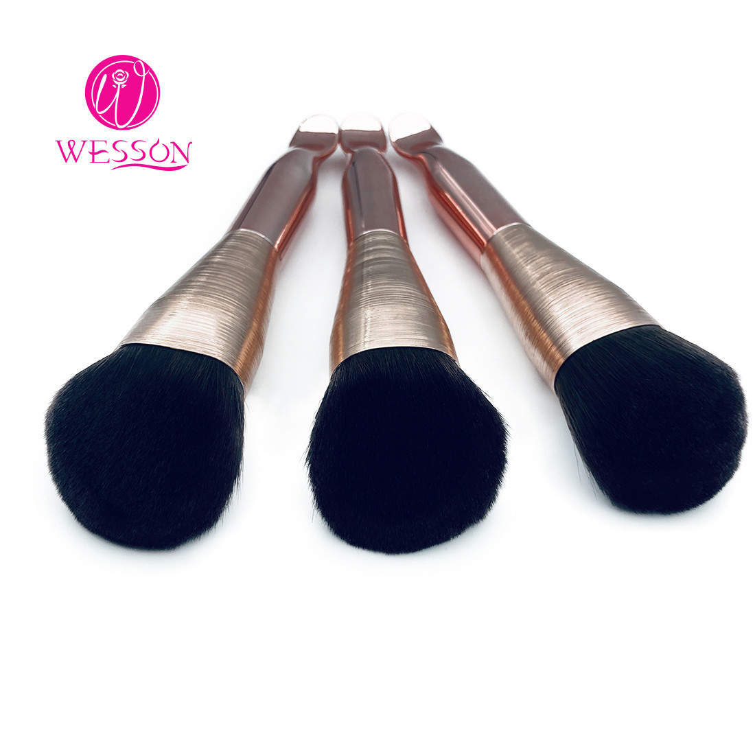 Portable Flexible Travel Blush Kabuki Foundation Brush