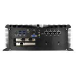 4 Lan 6 COM 8 USB Fanless Box PC POE Core 7th I7-7700HQ Windows 10