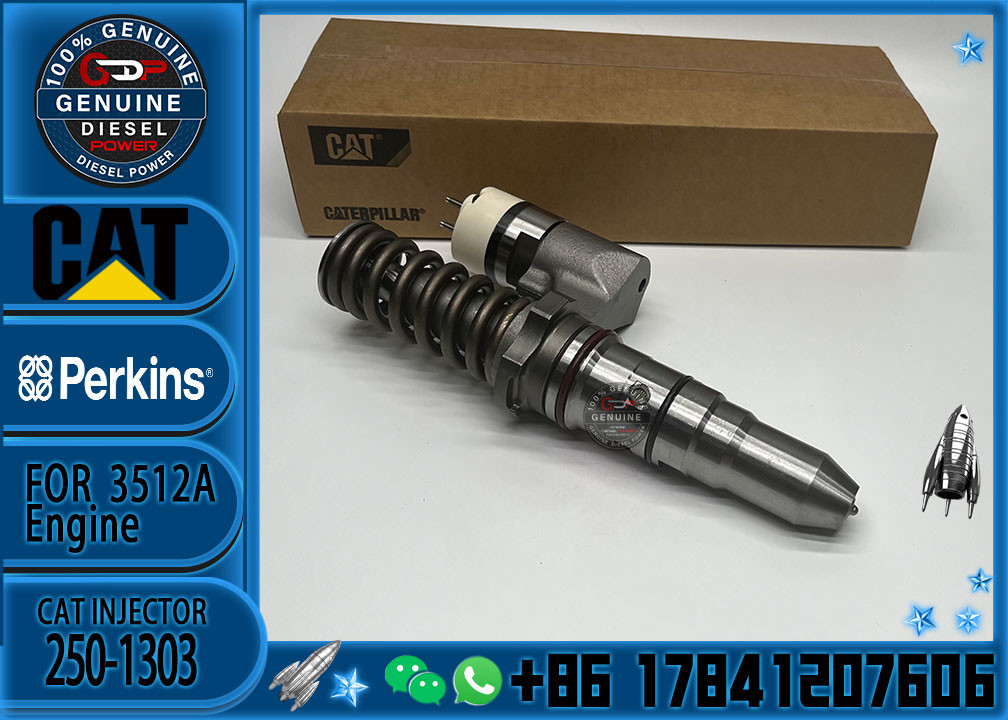 Common rail injector fuel injecto 250-1302 392-0224 250-1304 392-0225 for 3512B Excavator 3512C 3516B 3516C