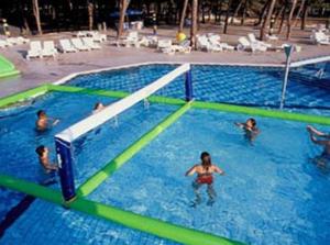 Quality Inflatable Water Volleyball Field For Swimming Pool Sports Games wholesale