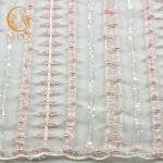 MDX 3D Bridal Lace Fabrics 20% Polyester Lace Material For Dress