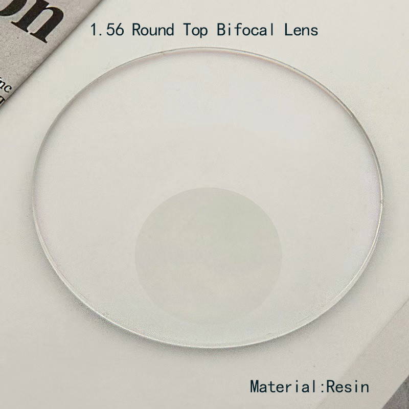 Resin 1.56 HMC Coating Round Top Bifocal And Progressive Lenses Quality Lens