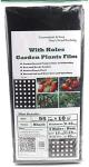 Weed Control Mulch Film, Agriculture Vegetable Black PE Films, 5 Holes