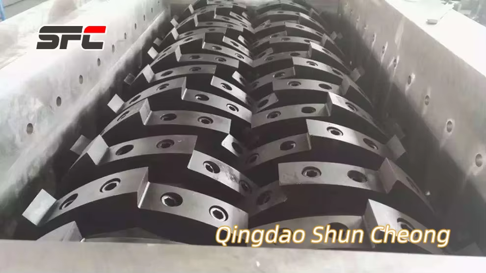 SFC High-Performance Waste Tire Crusher for Efficient Rubber Recycling CE Certified ZPS-1200