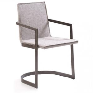 Quality Living Room Furniture Armrest 860mm 10KGS PU Leather Leisure Chair wholesale