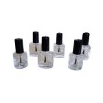 Basic Style Glass Tiny Nail Polish Bottles Matt Surface For Cosmetic Packing